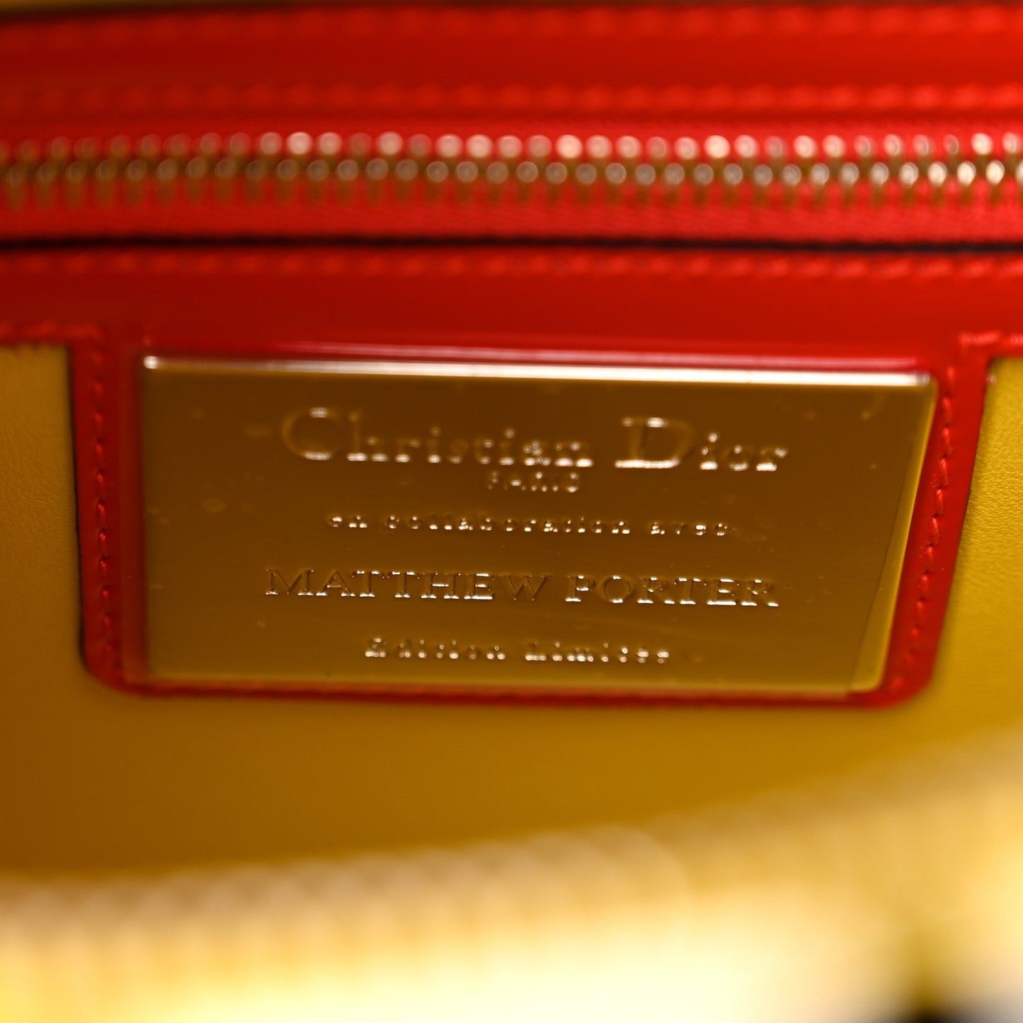 X MATTHEW PORTER Patent Printed Calfskin Cannage Medium Lady Multicolor