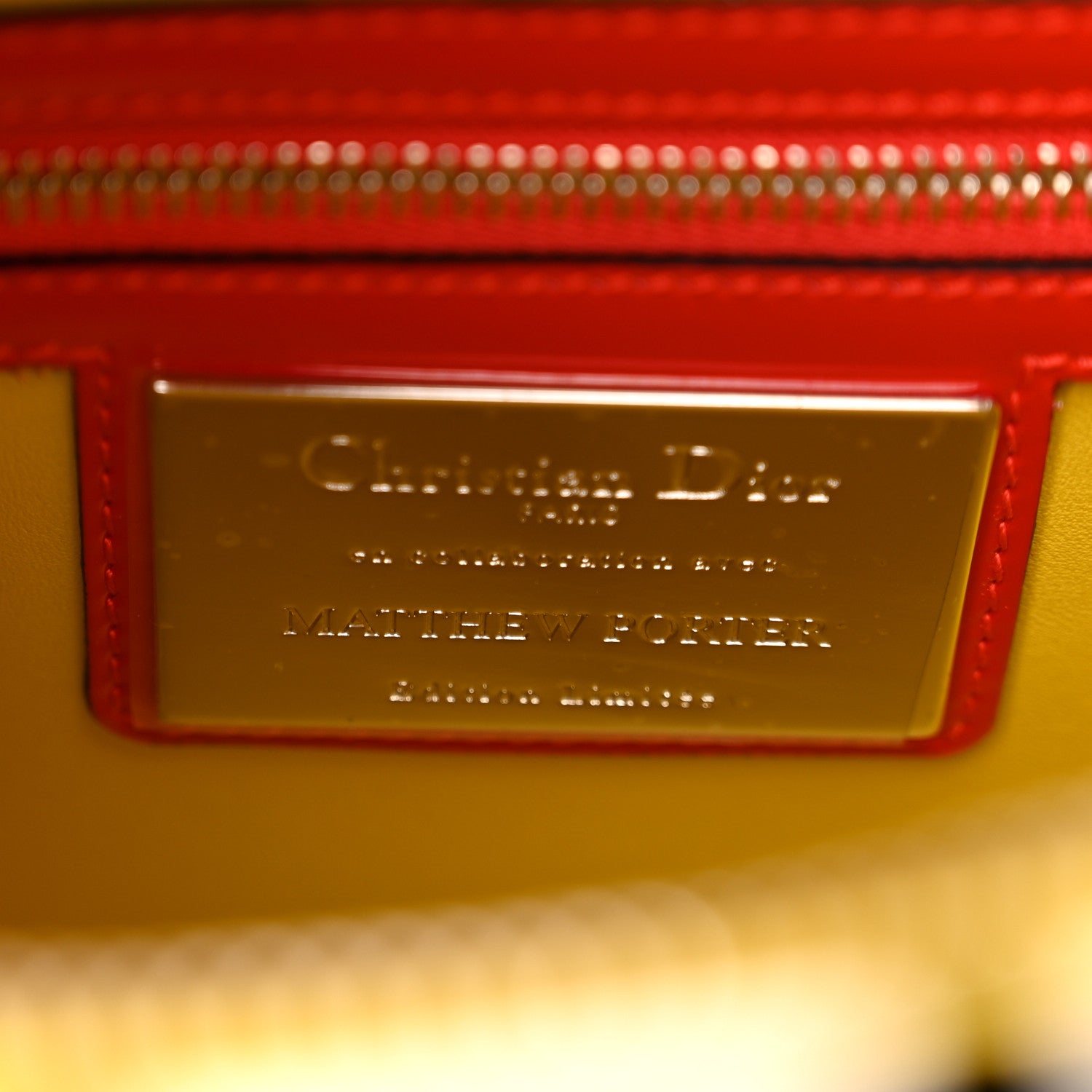 Christian Dior X MATTHEW PORTER Patent Printed Calfskin Cannage Medium Lady Multicolor 6 of 10