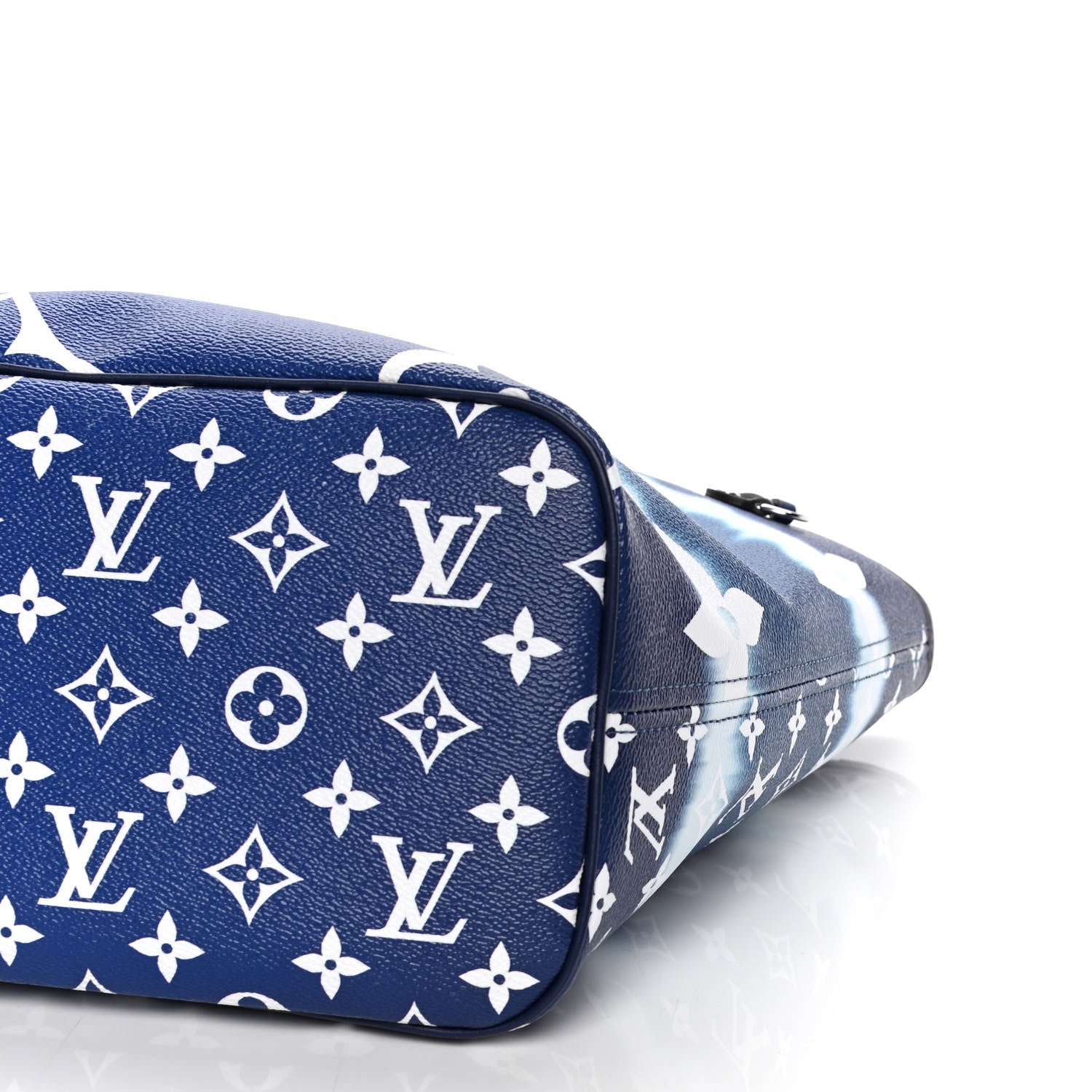 Louis Vuitton Monogram Escale Neverfull MM Blue 6 of 9