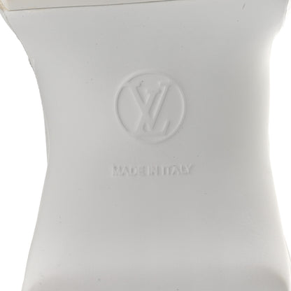 Louis Vuitton Metallic Calfskin Technical Nylon LV Archlight Sneakers 37 White Silver 7 of 9