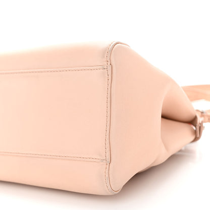 Fendi Nappa Colorblock Mini Peekaboo Iconic Satchel Plaster Sunflower Papavero 8 of 11