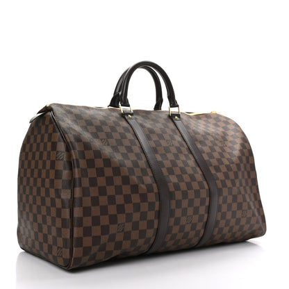 Louis Vuitton Damier Ebene Keepall 50 3 of 10