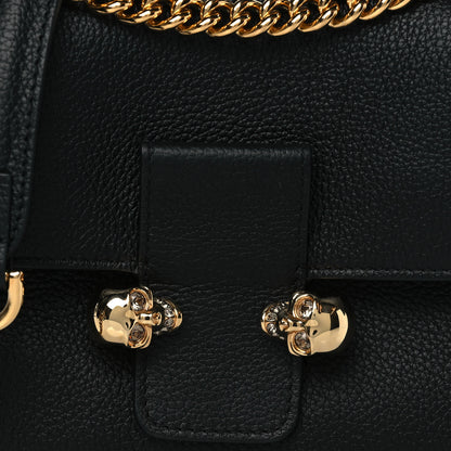 Alexander McQueen Calfskin Small Twin Skull Chain Crossbody Black 7 of 9