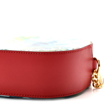Gucci GG Supreme Monogram Blooms Mini Chain Shoulder Bag Beige Blue Navy Hibiscus Red 10 of 10