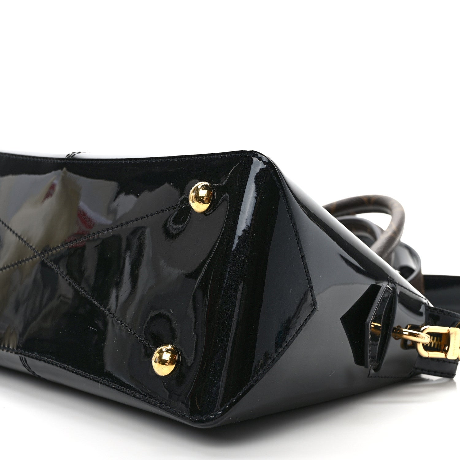 Louis Vuitton Patent Calfskin Miroir Tote Black 9 of 9