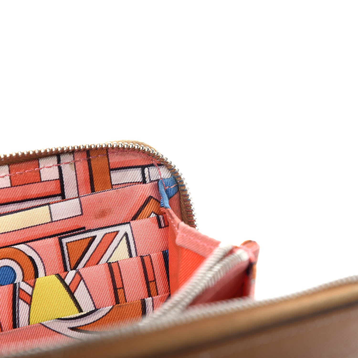 Hermes Epsom Silk'In Wallet Gold 8 of 13