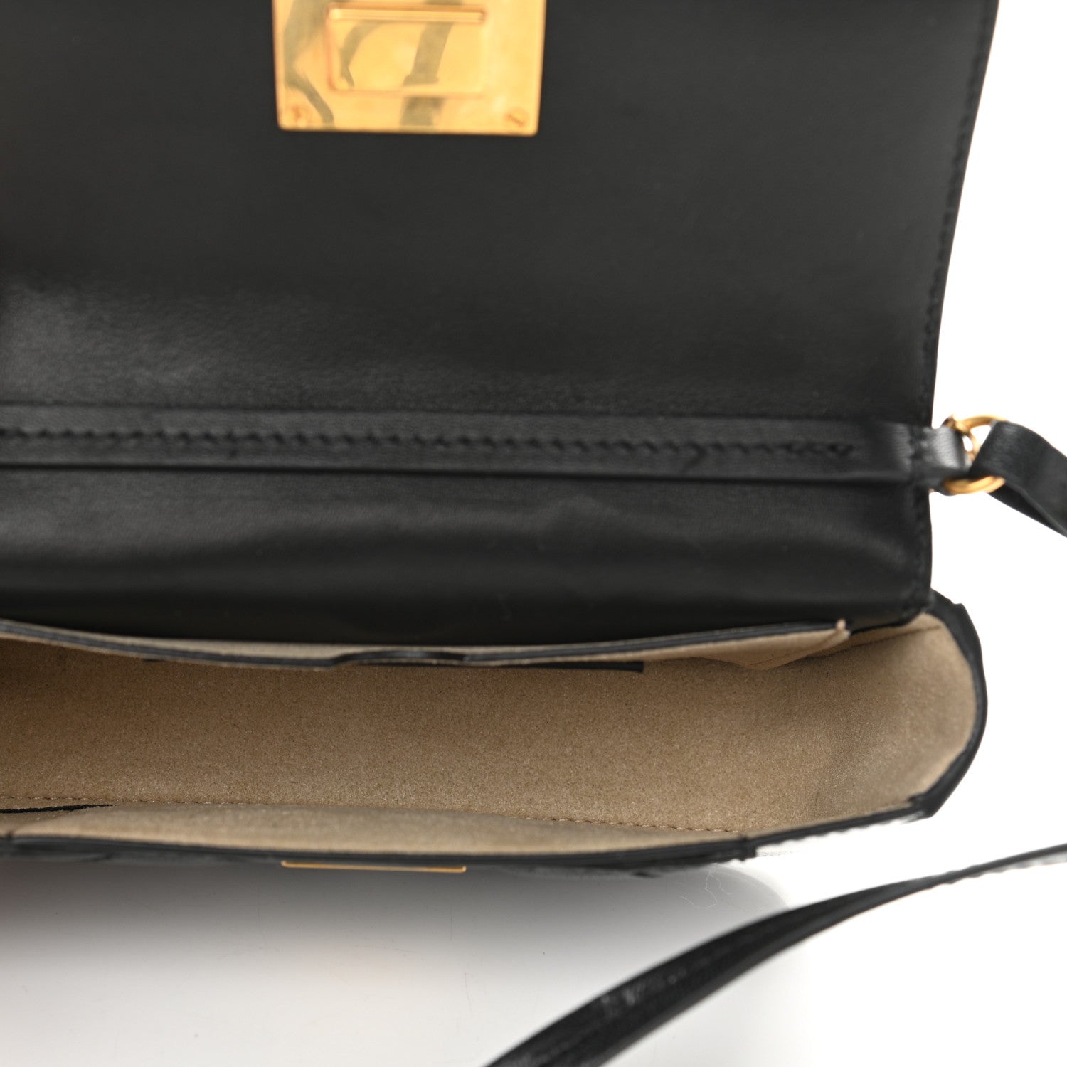 Givenchy Goatskin Quilted GV3 Mini Pocket Convertible Bag Black 4 of 10