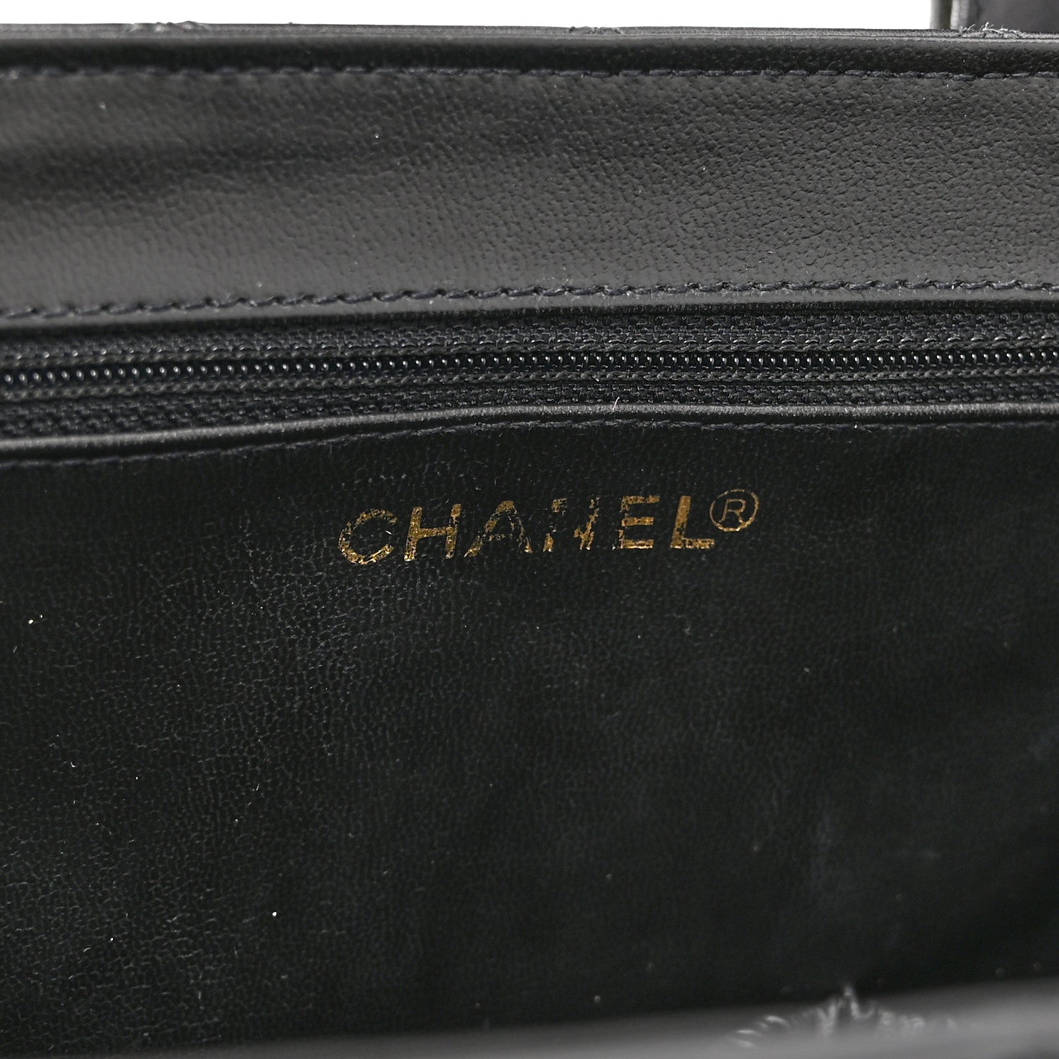 Chanel Calfskin Stitch Vanity Case Black 7 of 12