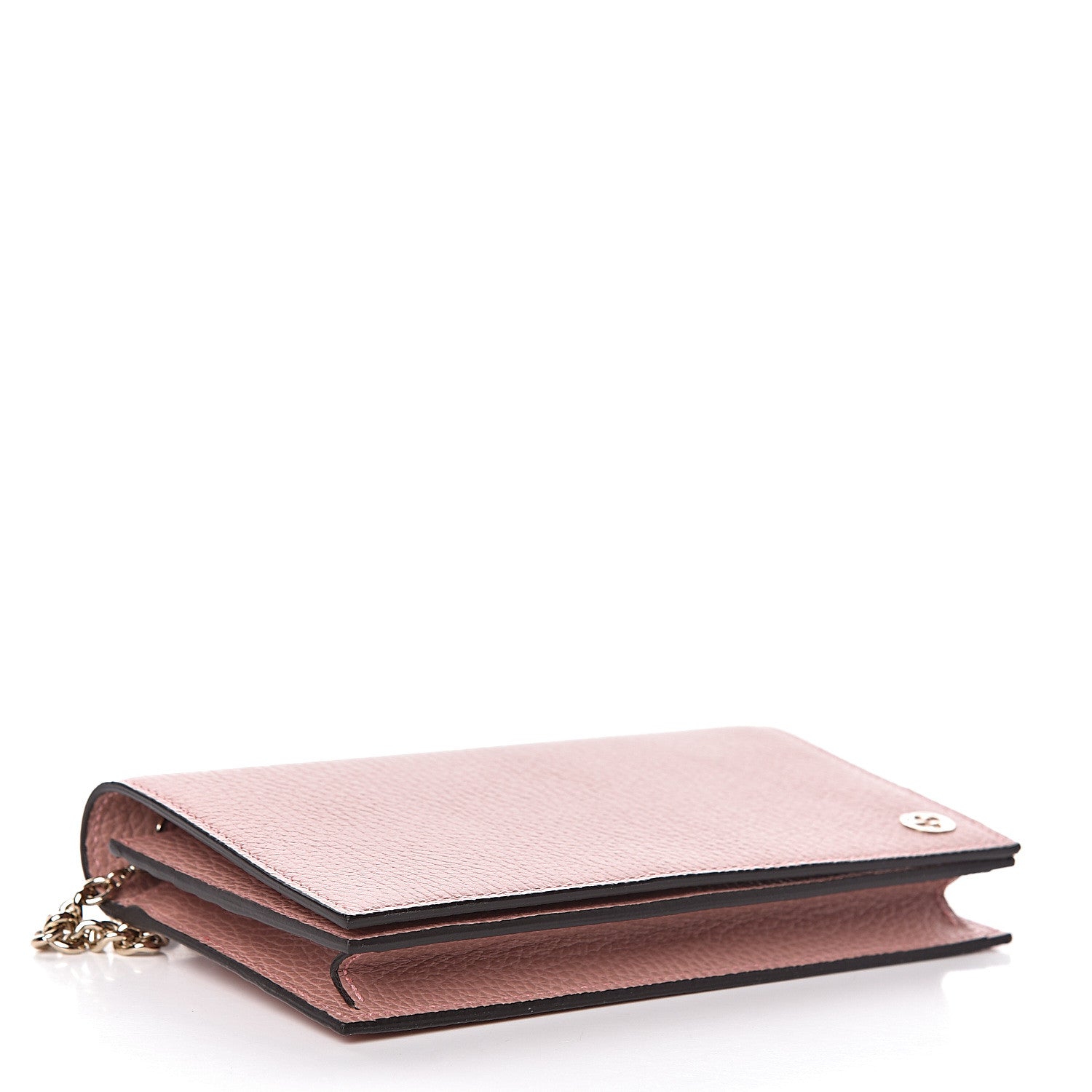 Gucci Dollar Calfskin Medium Betty Chain Wallet Soft Pink 4 of 11