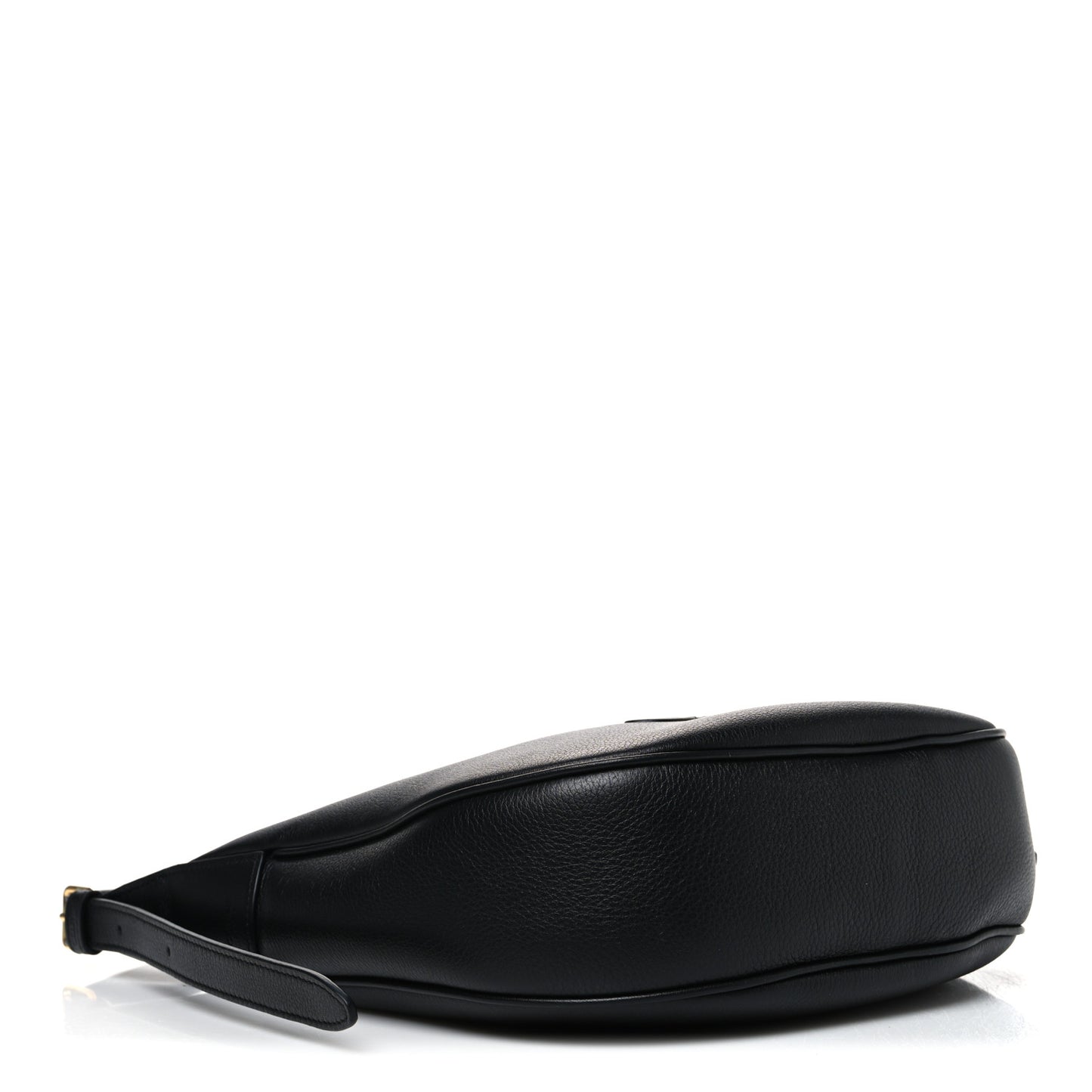 Supple Calfskin Cuir Triomphe Small Heloise Shoulder Bag Black