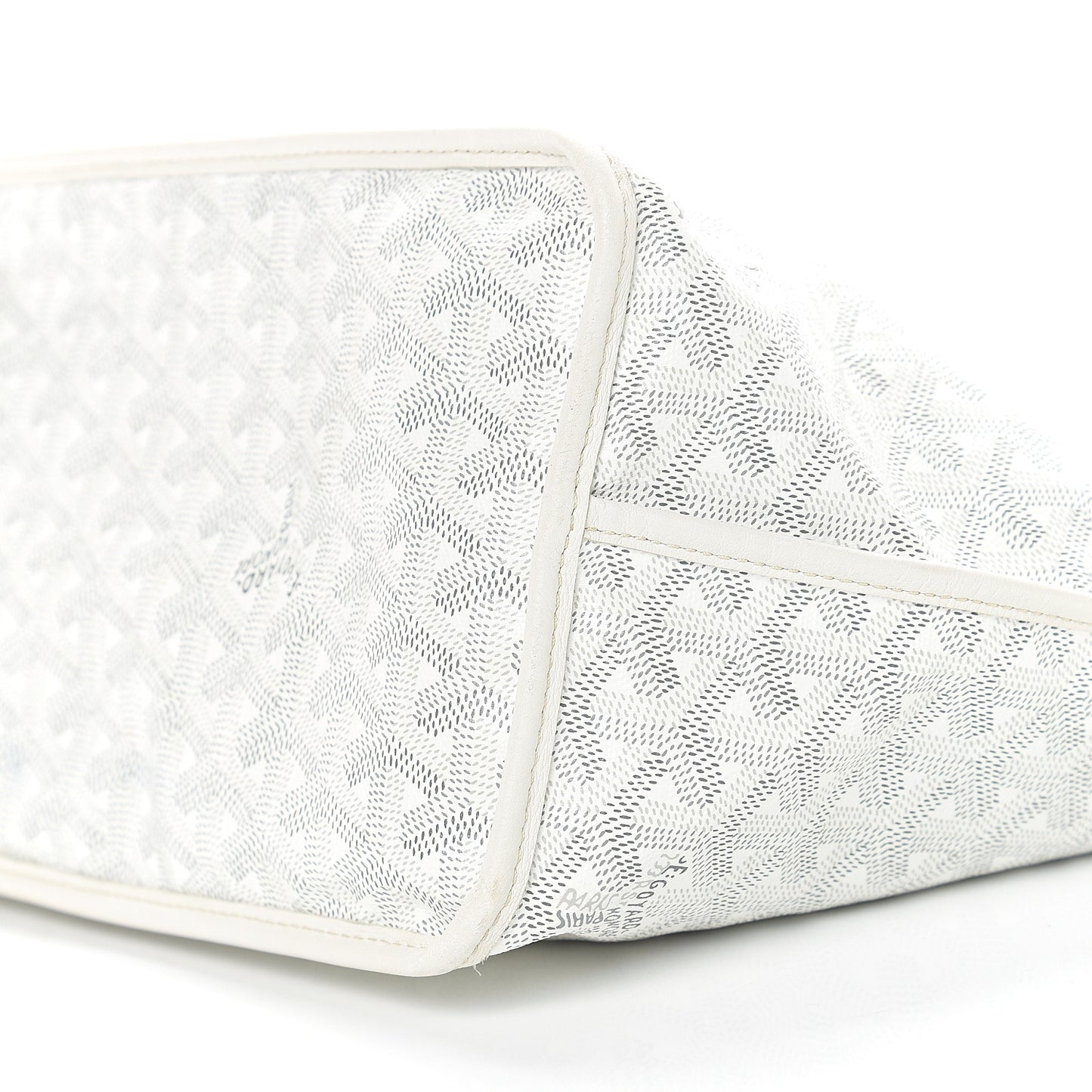 Goyardine Reversible Anjou PM White