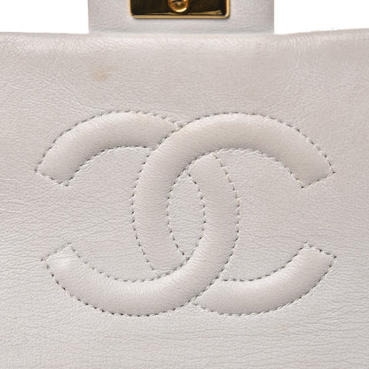 Chanel Lambskin Quilted Small Single Flap White 9 of 17