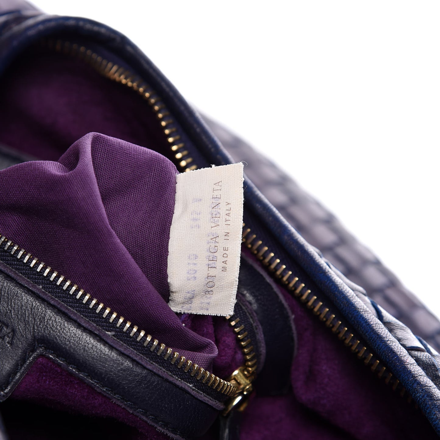 Nappa Intrecciato Medium Veneta Hobo Ink