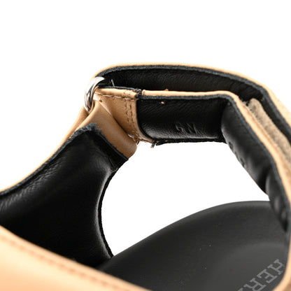 Hermes Lambskin Junior Womens Sandals 37.5 Beige Albinos 11 of 12