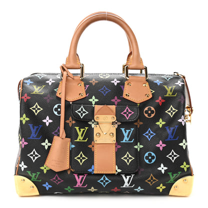 Louis Vuitton Monogram Multicolor Speedy 30 Black 1 of 19