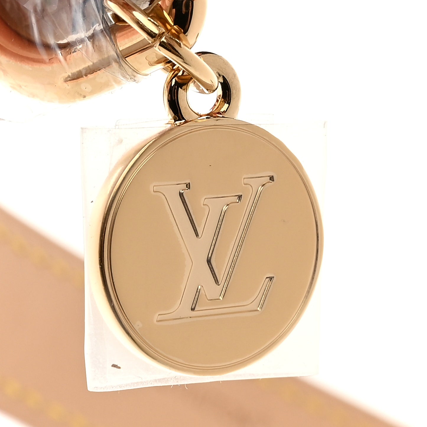 LV X TM Monogram Multicolor Dog Collar White