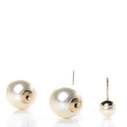 Christian Dior Pearl Mise En Dior Tribal Earrings 3 of 4