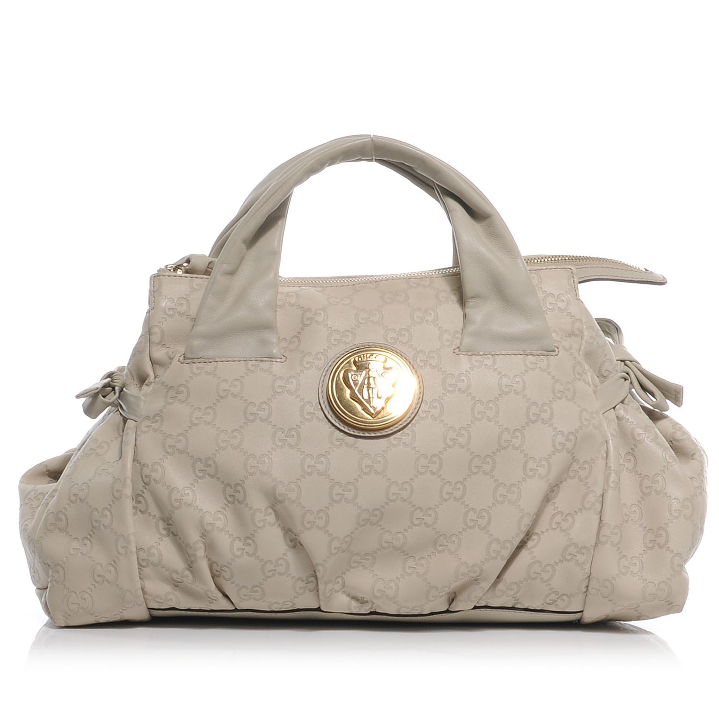 Guccissima Medium Hysteria Tote Off White