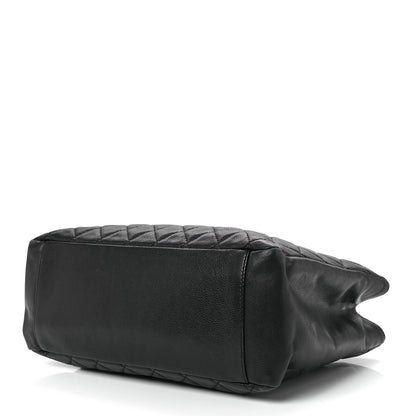 Chanel Caviar Quilted Grand Shopping Tote GST Black 9 of 11