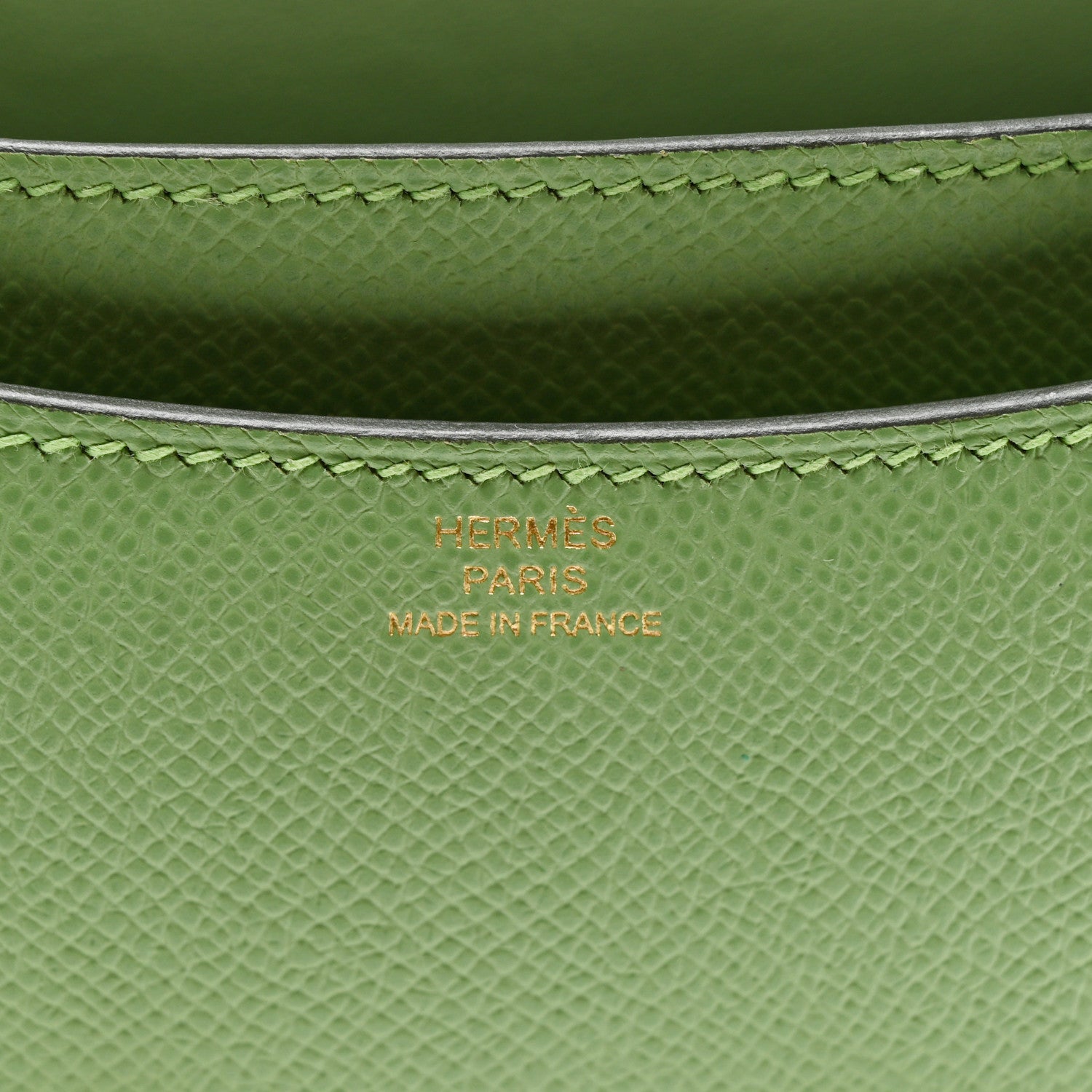Hermes Epsom Constance 18 Vert Criquet 6 of 10