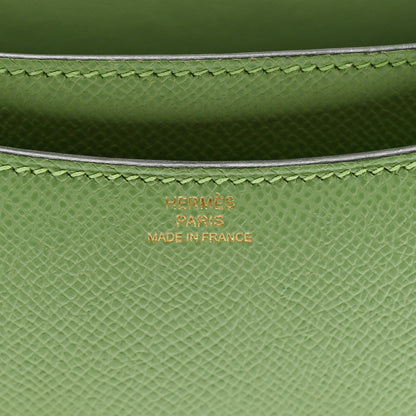 Hermes Epsom Constance 18 Vert Criquet 6 of 10