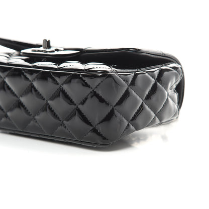 Chanel Patent Calfskin Quilted Mini Rectangular Flap Black 10 of 11