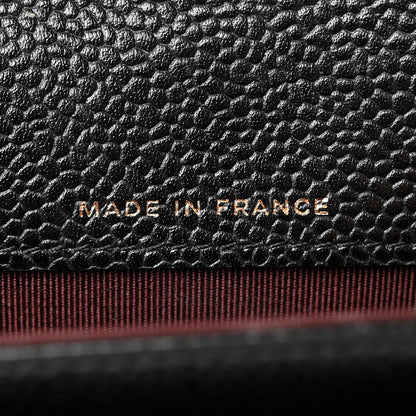 Chanel Caviar Quilted Flap Card Holder Wallet Black 7 of 12