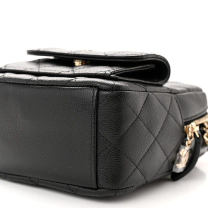 Chanel Caviar Quilted CC Mini Classic Backpack Black 10 of 11