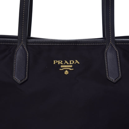 Prada Tessuto Nylon Saffiano Tote Purple 10 of 10