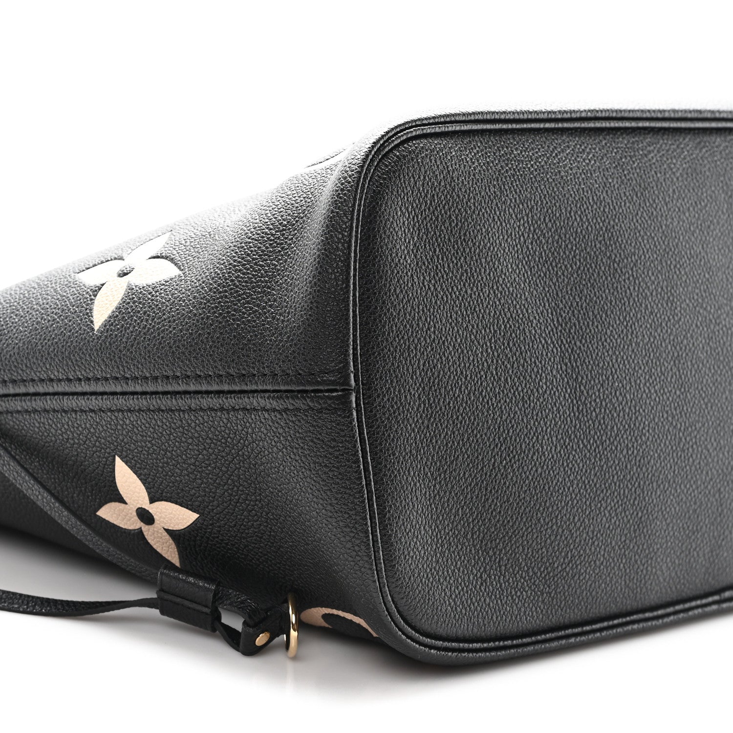 Louis Vuitton Empreinte Monogram Giant Neverfull MM Black Beige 9 of 11