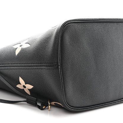 Louis Vuitton Empreinte Monogram Giant Neverfull MM Black Beige 9 of 11