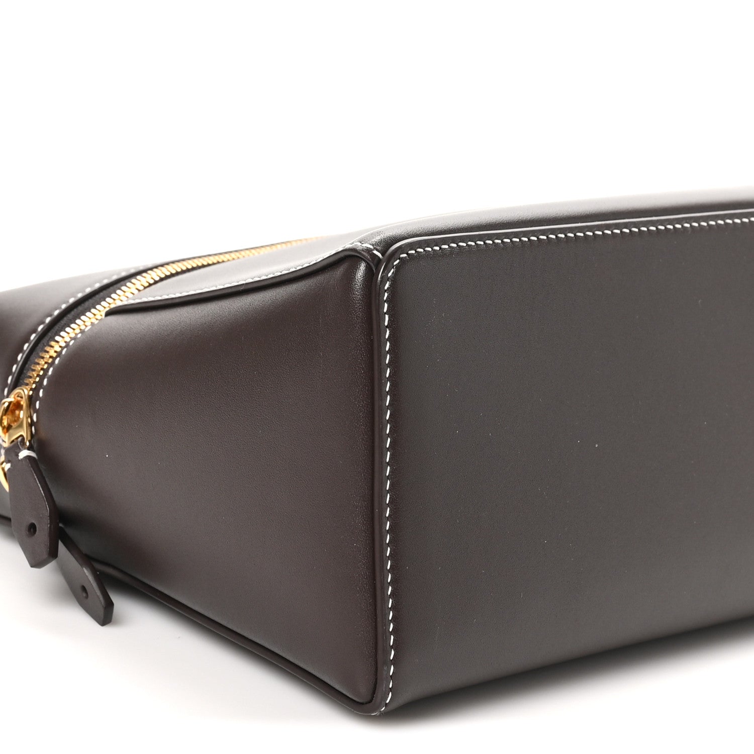 Loro Piana Smooth Calfskin Extra Bag L27 Dark Choco Licorice 9 of 9