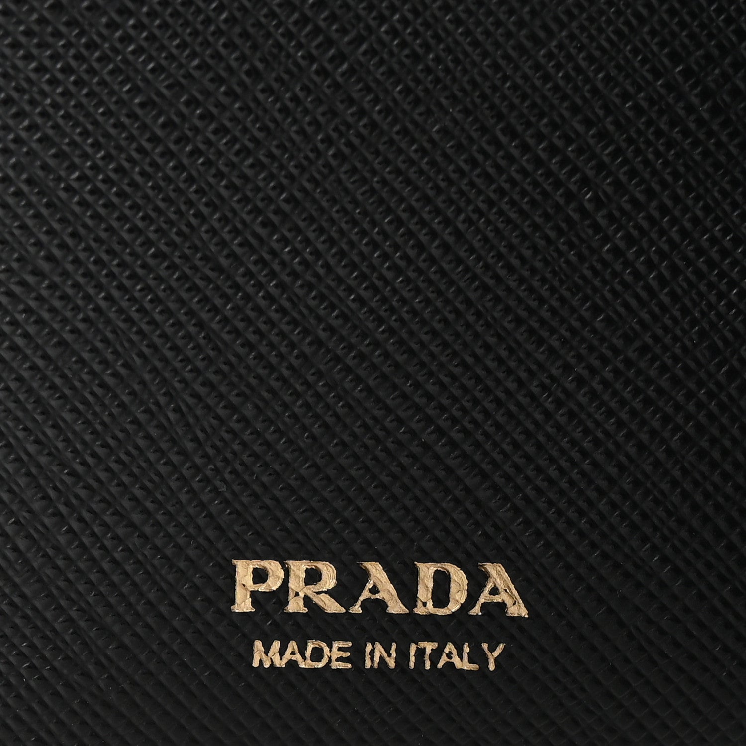 Prada Saffiano Metal Compact Wallet Black 6 of 7