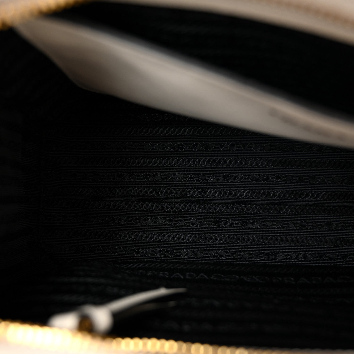 Prada Saffiano Soft Calfskin Zippered Tote White 4 of 9