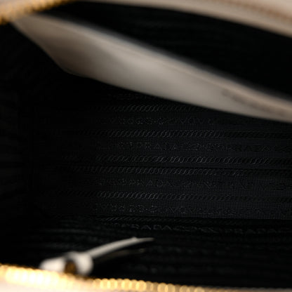 Prada Saffiano Soft Calfskin Zippered Tote White 4 of 9