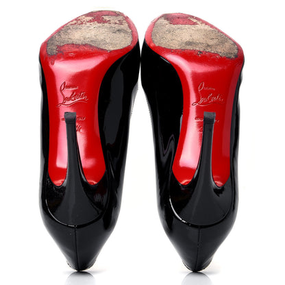Christian Louboutin Patent Simple 85 Pumps 37.5 Black 6 of 10