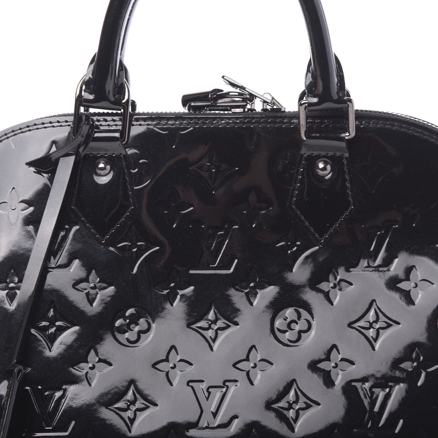 Louis Vuitton Vernis Alma PM Noir Magnetique 8 of 10