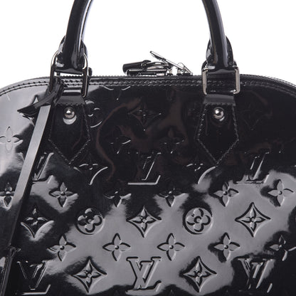 Louis Vuitton Vernis Alma PM Noir Magnetique 8 of 10