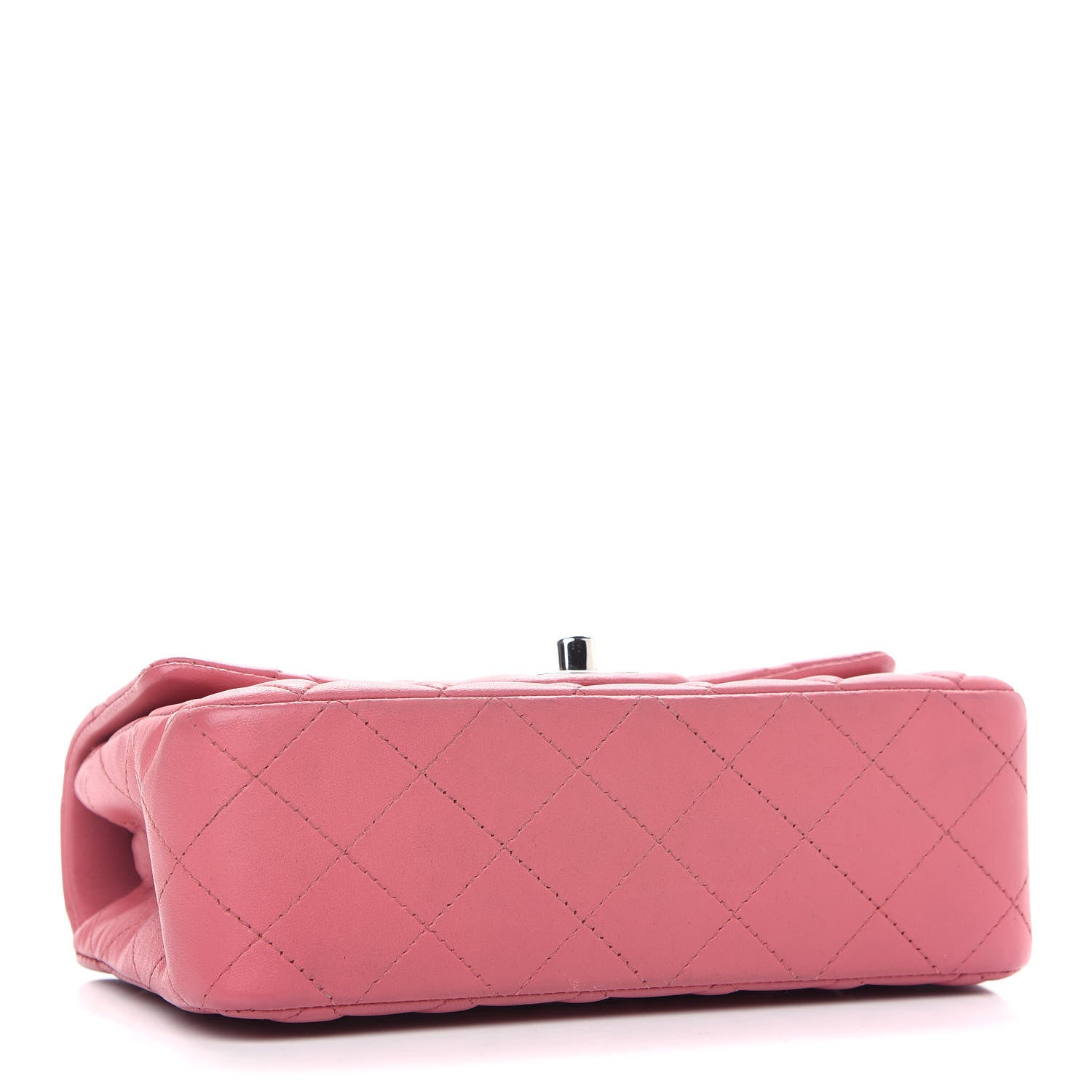 Chanel Lambskin Quilted Mini Rectangular Flap Pink 4 of 9