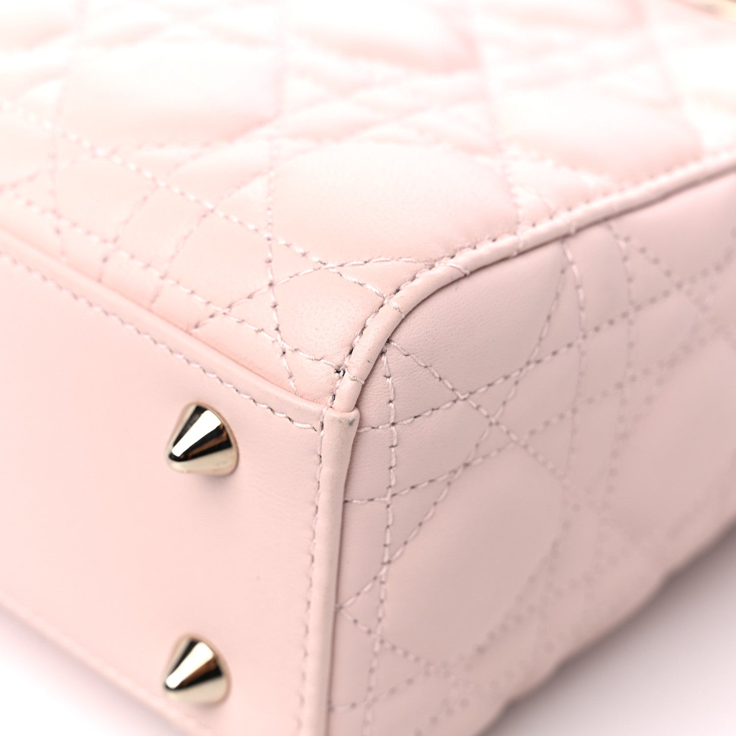 Christian Dior Lambskin Cannage Small My ABCDior Lady Dior Light Pink 10 of 10