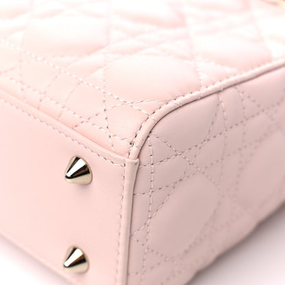Christian Dior Lambskin Cannage Small My ABCDior Lady Dior Light Pink 10 of 10