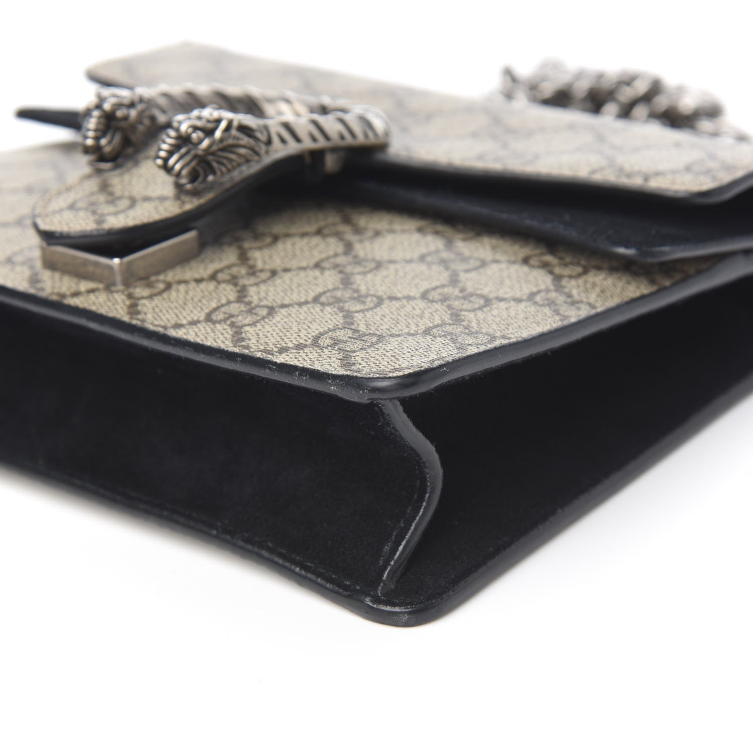 Gucci GG Supreme Monogram Mini Dionysus Shoulder Bag Black 9 of 10