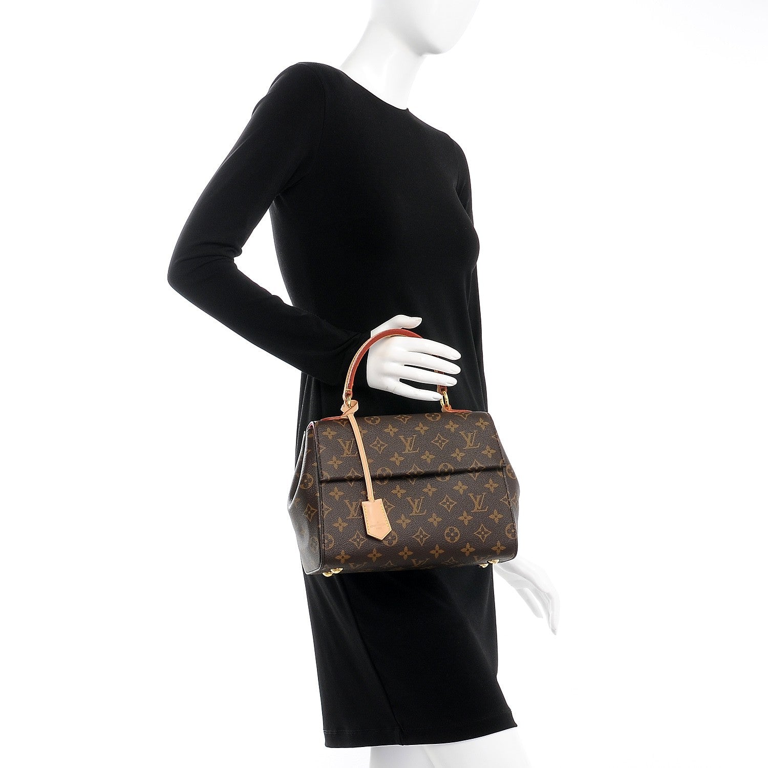 Louis Vuitton Monogram Cluny BB Bordeaux Fuchsia 2 of 8