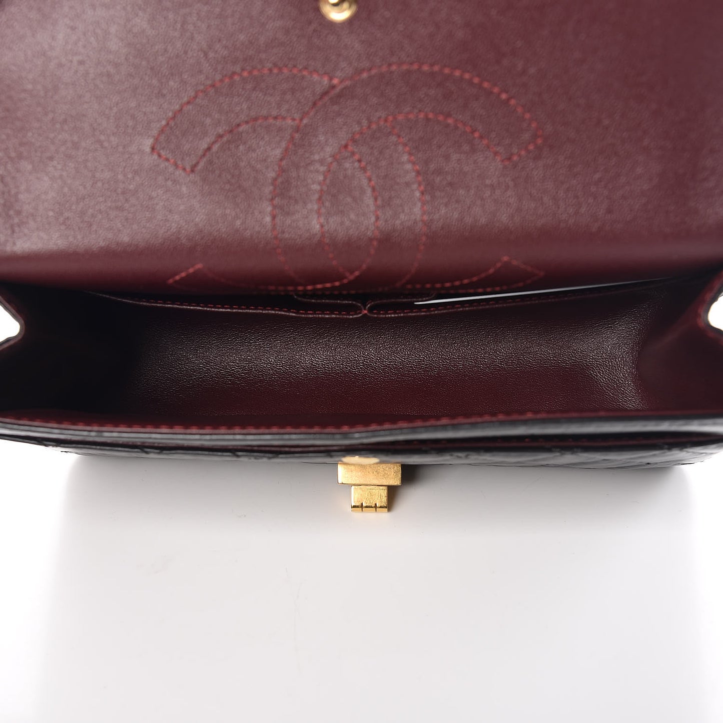 Aged Calfskin Quilted 2.55 Reissue 225 Flap Black