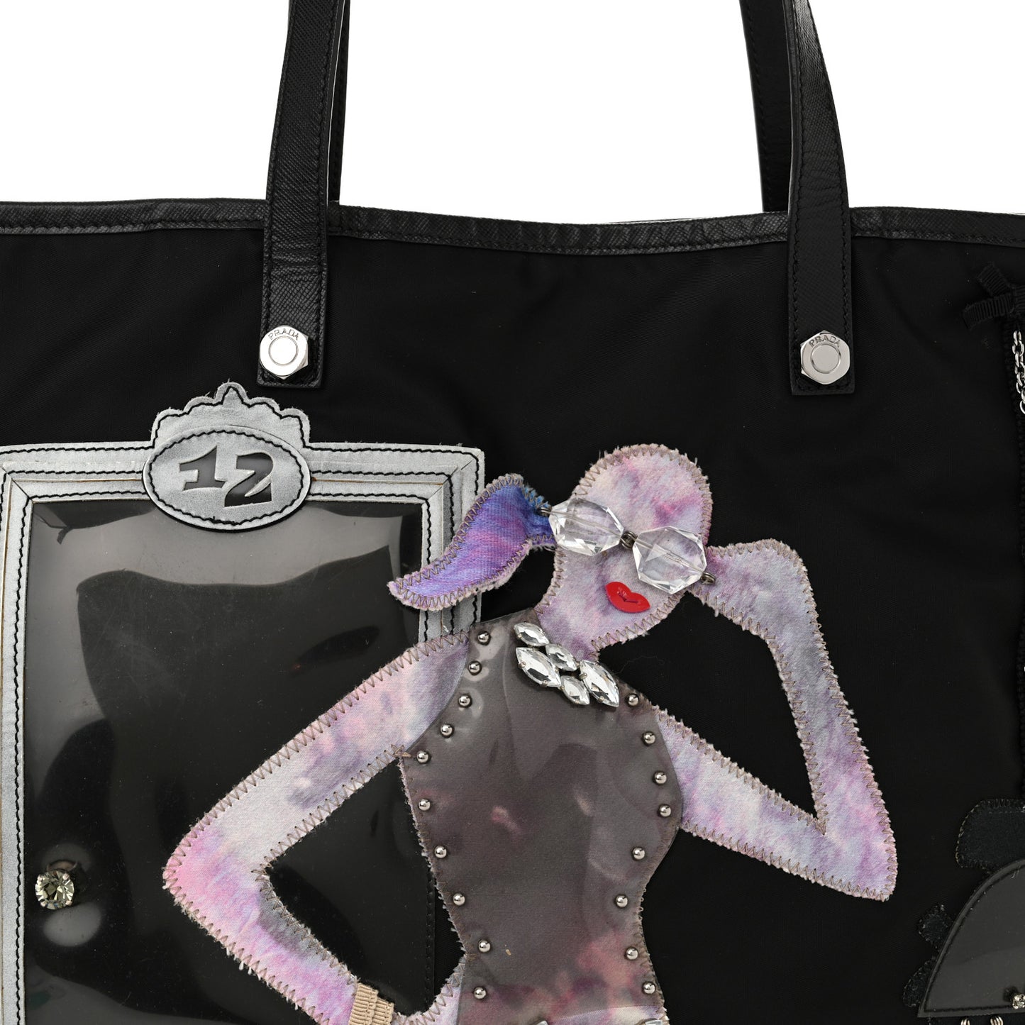 Tessuto Nylon Robot Tote Black