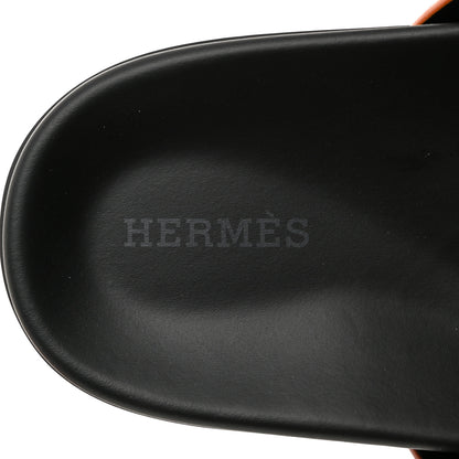 Hermes Suede Goatskin Womens Chypre Sandals 38 Rose Bois De Santal Rouge De Turin 6 of 9