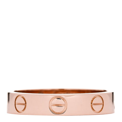 Cartier 18K Pink Gold 3.5mm LOVE Wedding Band Ring 49 5 1 of 5