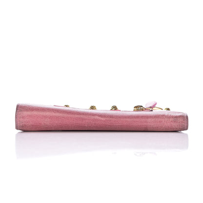 Balenciaga Agneau Giant 12 Gold Hardware Money Wallet Pink 12 of 18