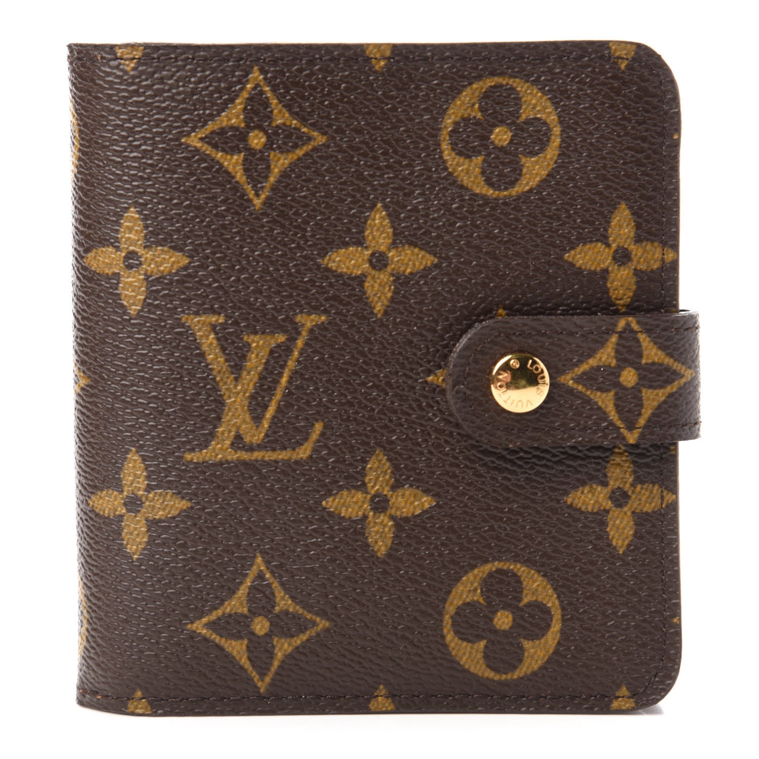 Louis Vuitton Monogram Compact Zippe Zipped Wallet 1 of 10