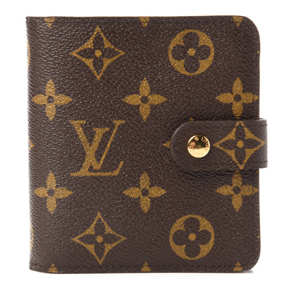 Louis Vuitton Monogram Compact Zippe Zipped Wallet 1 of 10